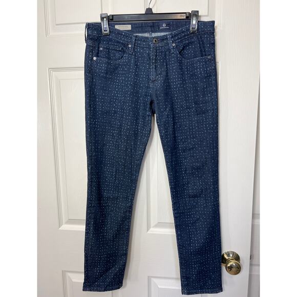 Adriano Goldschmied The Stevie Ankle Slim Straight Lyocell Blend Jeans Size 29 - Picture 1 of 7